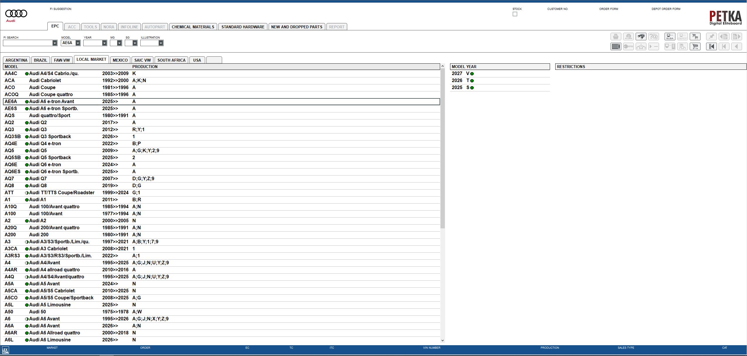 VMware Audi EPC 8.3 01.2026 1636 Spare Parts Catalog 3