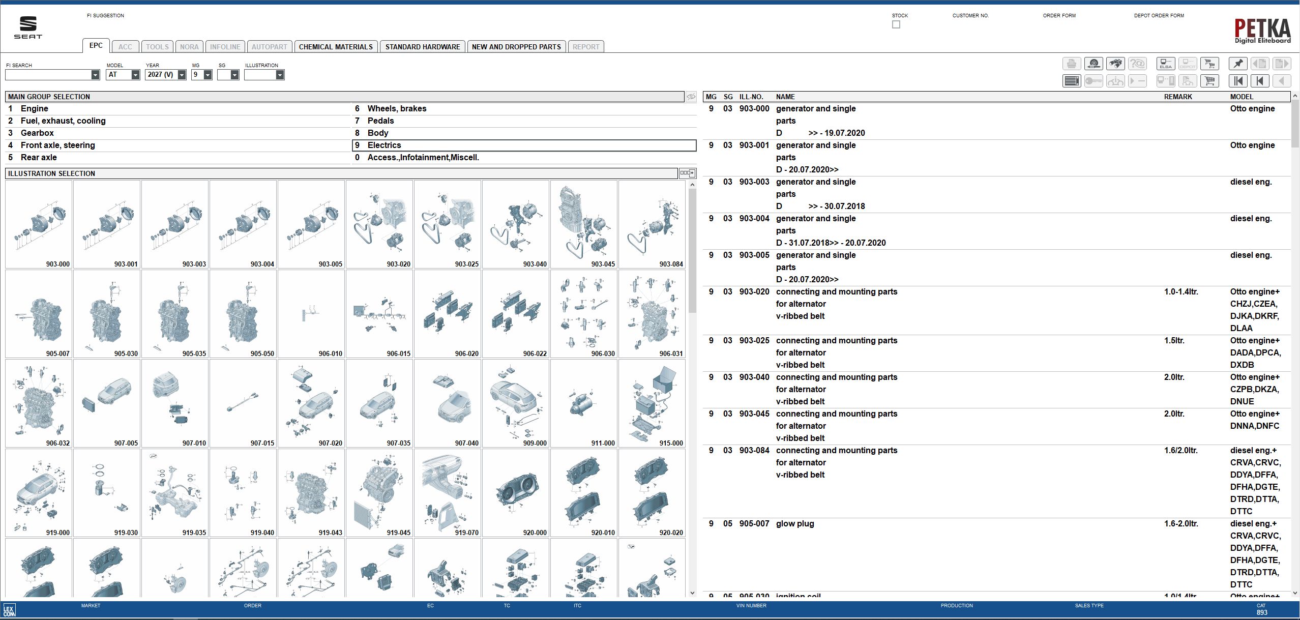 VMware Seat EPC 8.3 01.2026 1162 Spare Parts Catalog 4