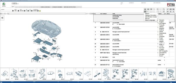 VMware Skoda EPC 8.3 01.2026 1168 Spare Parts Catalog 7