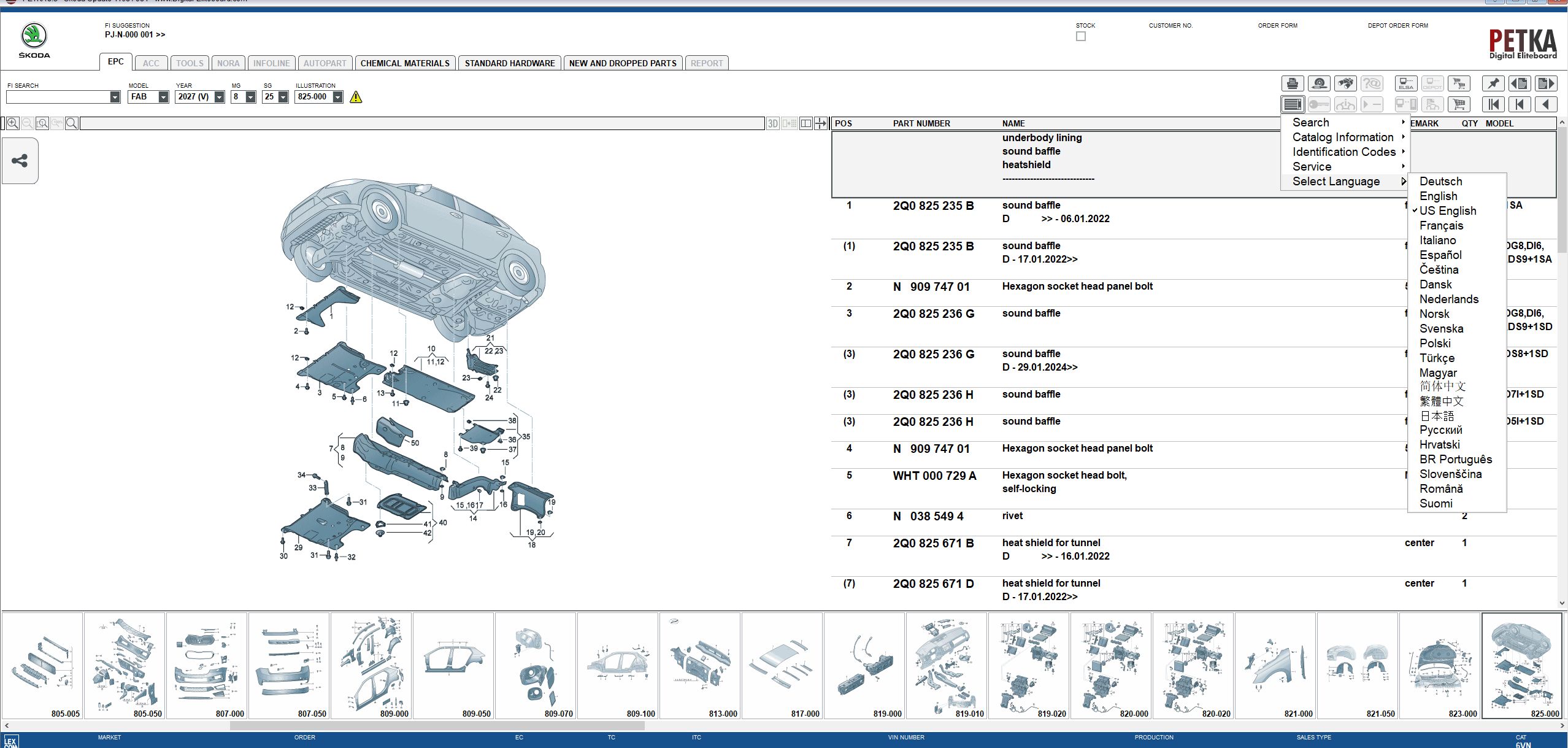 VMware Skoda EPC 8.3 01.2026 1168 Spare Parts Catalog 7