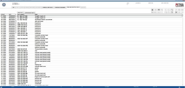 VMware Volkswagen Car EPC 8.3 01.2026 1636 Spare Parts Catalog 7