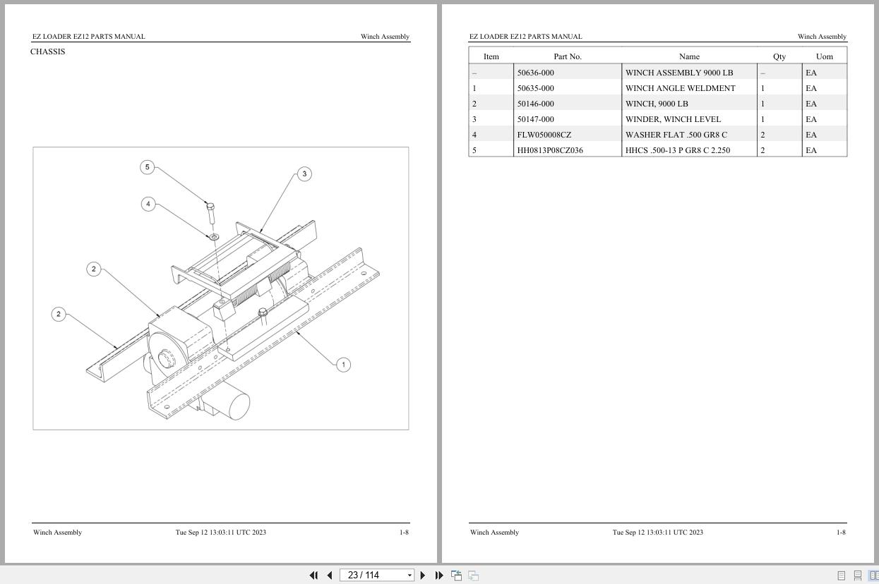 Xtreme EZ Loader EZ12 Parts Manual 2023 (2)