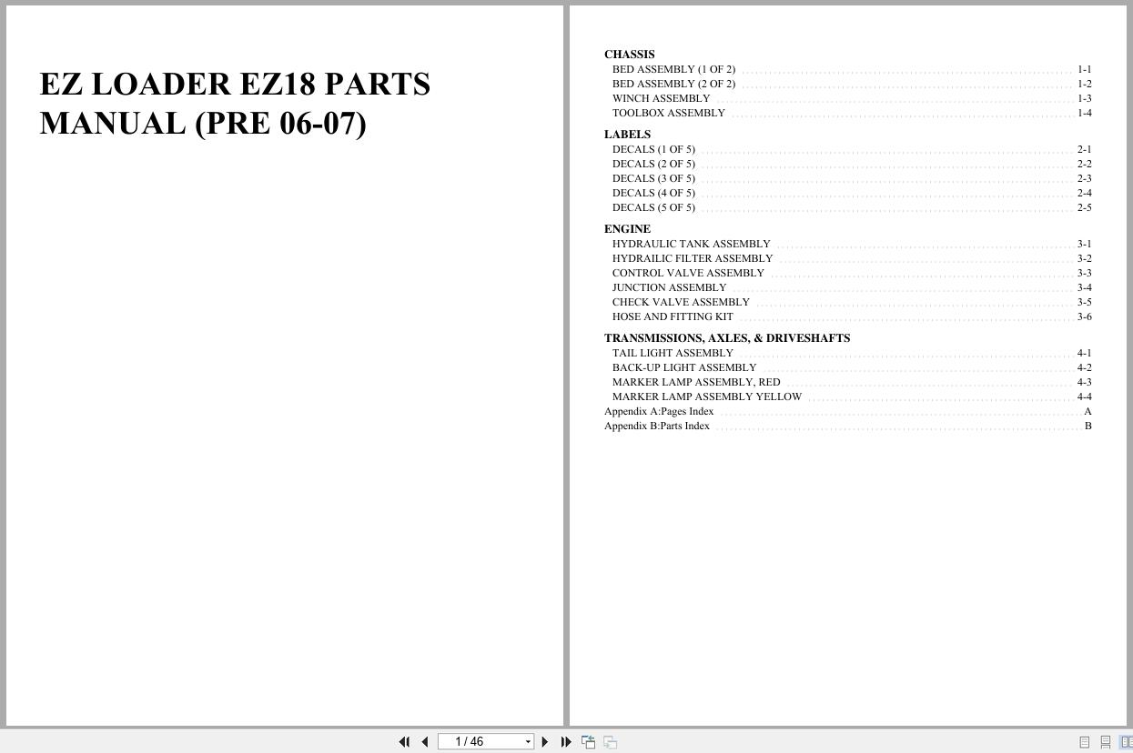 Xtreme EZ Loader EZ18 (PRE 06 07) Parts Manual 2023 (1)