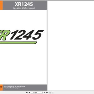 Xtreme Telehandler XR1245 Operation Safety Manual 24906 000 (1)