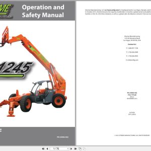 Xtreme Telehandler XR1245 T4F Operation Safety Manual 24906 002 2015 (1)