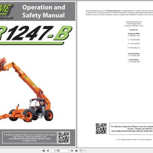Xtreme Telehandler XR1247 B Cummins T4F Operation Safety Manual 24987 001 2021 (1)