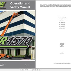 Xtreme Telehandler XR1570 T4F Operation Safety Manual 24971 000 2018 (1)