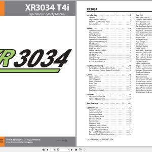 Xtreme Telehandler XR3034 T4i Operator Safety Manual 24941 000 01 (1)