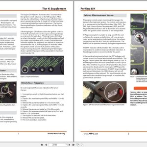 Xtreme Telehandler Xr842 Xr1045 T4I Engines Perkins 854 Operation Manual Supplement 24960 000 (2)