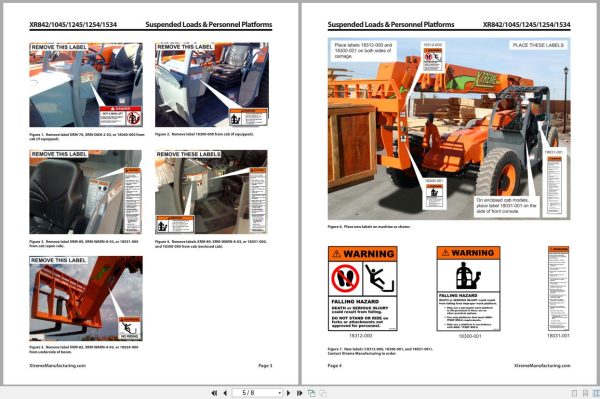 Xtreme Telehandler Xr842 To Xr1534 Operation Safety Manual Supplement 24930 000 (2)