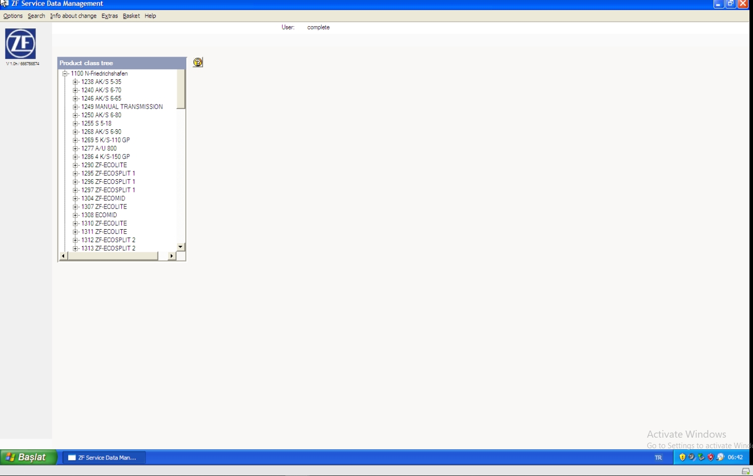 ZF SDM Spare parts catalogue 2005 VMware