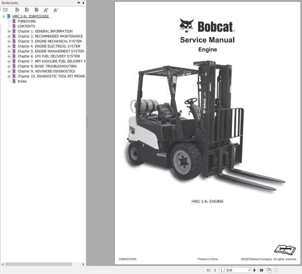 Bobcat Engine HMC 2.4L Service Manual DSB4531E00 2023 1f7c78f5f63b9f28c Bobcat Engine HMC 2.4L Service Manual DSB4531E00 2023 1f7c78f5f63b9f28c
