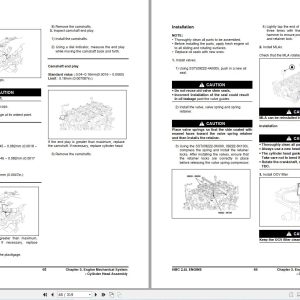 Bobcat Engine HMC 2.4L Service Manual DSB4531E00 2023 2