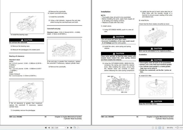 Bobcat Engine HMC 2.4L Service Manual DSB4531E00 2023 2