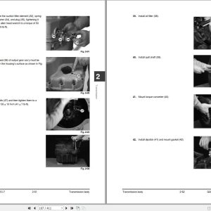 Bobcat Forklift G20E 7 to G35EC 7 Service Manual DSB4530E00 2023 3