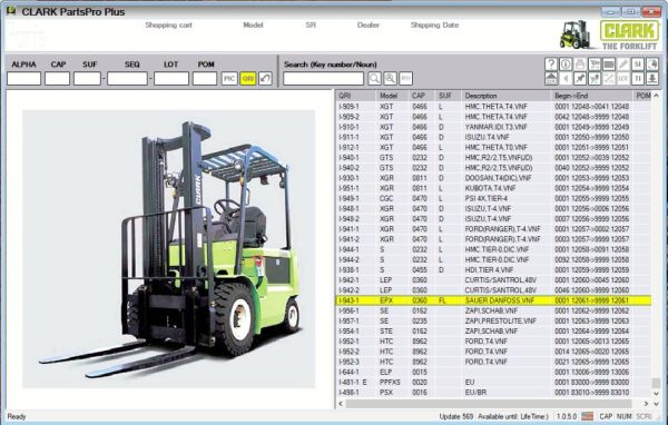 Clark ForkLift Parts Pro Plus EPC v569 02.2026 Spare Parts Catalog 2