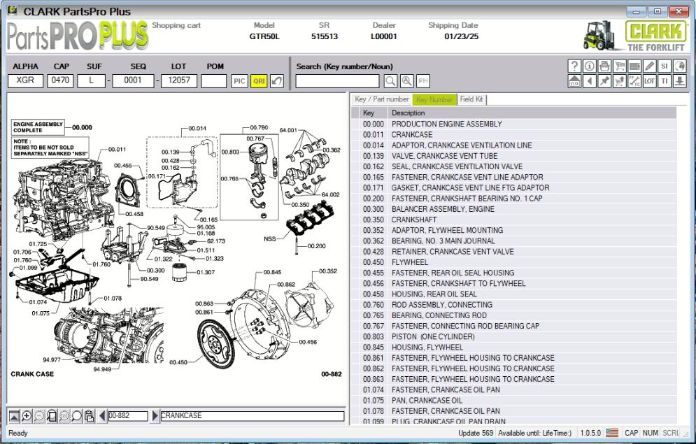 Clark ForkLift Parts Pro Plus EPC v569 02.2026 Spare Parts Catalog 3