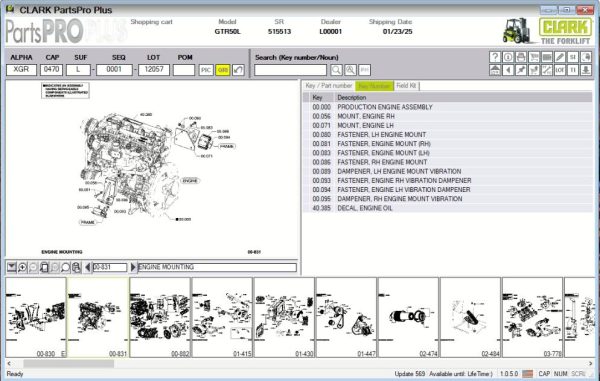 Clark ForkLift Parts Pro Plus EPC v569 02.2026 Spare Parts Catalog 4