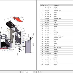 Doosan DLE Pallet Truck LEDH20MPR Equipment Parts Catalog SB1269 (1)