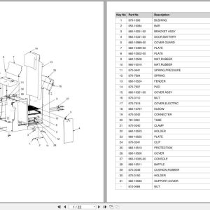 Doosan DLE Pallet Truck LEKF20 Equipment Parts Catalog SB1158 (1)