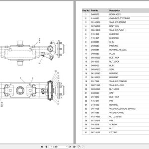 Doosan Forklift B15S B18S Parts Catalog A161640 (1)