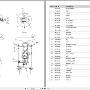 Doosan Forklift B15S2 B18S2 Parts Catalog SB1030 (1)