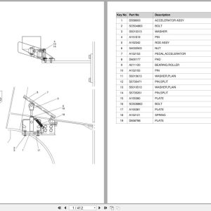 Doosan Forklift B16X B18X B20X Parts Catalog SB1022 (1)