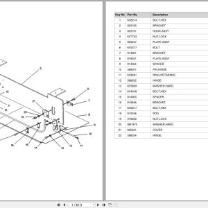 Doosan Forklift B20S B25S B30S Parts Catalog D270465 (1)