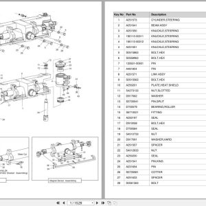Doosan Forklift BC15S5 BC18S5 BC20SC5 Parts Catalog SB1087 (1)
