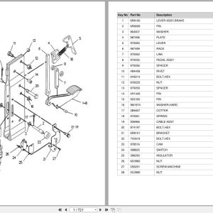 Doosan Forklift BC20S BC25S BC30S Parts Catalog D270467 (1)