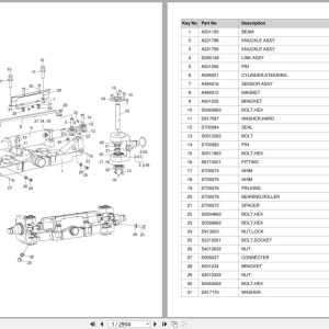 Doosan Forklift BC20S5 BC25S5 BC30S5 BC32S5 BC25SE5 Parts Catalog SB1082 (1)