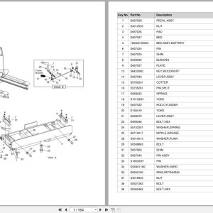 Doosan Forklift BR20S5 BR25S5 Parts Catalog SB1118 (1)