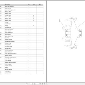 Doosan Forklift CD20GP CD25GP CD30GP Parts Catalog XSB5056Y (1)
