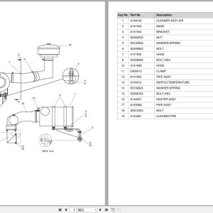 Doosan Forklift D150 Parts Catalog A142307 (1)