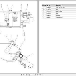 Doosan Forklift D15S2 D18S2 D20SC2 Parts Catalog SB1069 (1)
