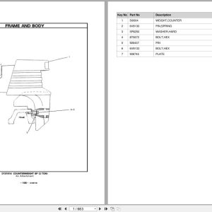 Doosan Forklift D20S2 D25S2 D30S2 Parts Catalog D139178 (1)