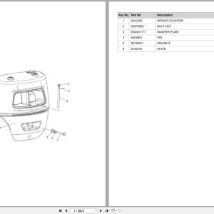 Doosan Forklift D20S5 D25S5 D30S5 D33S5 D35C5 Parts Catalog SB1092 (1)