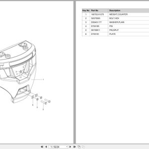 Doosan Forklift D20S7 D25S7 D30S7 D33S7 D35C7 Parts Catalog SB1243 (1)
