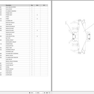 Doosan Forklift D33G D35G Parts Catalog SB5137Y (1)