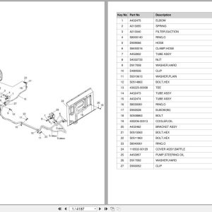 Doosan Forklift D35S5 D40S5 D45S5 D40SC5 D45SC5 D50SC5 D55SC5 D50C Parts Catalog SB1111 (1)