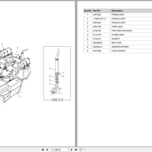 Doosan Forklift G60S5 G70S5 Parts Catalog SB1103 (1)