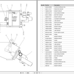 Doosan Forklift GC15S9 GC18S9 GC20SC9 Parts Catalog SB1281 (1)