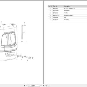 Doosan Forklift GC20E5 GC25E5 GC30E5 GC33E5 HMC 2.4L E G Parts Catalog SB1133 (1)