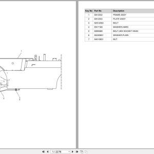 Doosan Forklift GC20P5 GC25P5 GC30P5 GC33P5 MMC 2.4L Parts Catalog SB1211 (1)