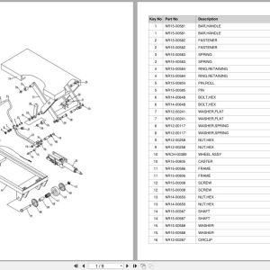 Doosan Lift Table LFT15 LFTE15 Equipment Parts Catalog SB1212 (1)