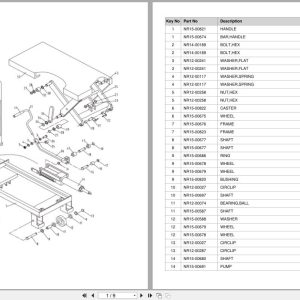 Doosan Lift Table LFT30 LFT50 LFTE30 LFTE50 Equipment Parts Catalog SB1213 (1)