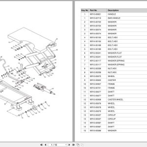 Doosan Lift Table LFT35D LFTE35D Equipment Parts Catalog SB1216 (1)