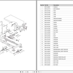 Doosan Lift Table LFT80 LFTE80 Equipment Parts Catalog SB1214 (1)