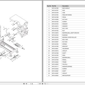 Doosan Lift Table LFT80D Equipment Parts Catalog SB1220 (1)