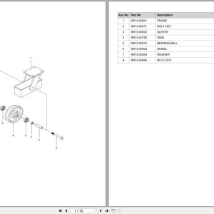 Doosan Stacker STK50S Equipment Parts Catalog SB1226 (1)